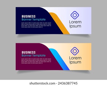 Creative corporate business marketing social media banner post template, Promotional banner for social media post, web banner and flyer, Sale banner for web and social media template