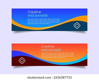 Creative corporate business marketing social media banner post template, Promotional banner for social media post, web banner and flyer, Sale banner for web and social media template