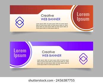 Creative corporate business marketing social media banner post template, Promotional banner for social media post, web banner and flyer, Sale banner for web and social media template