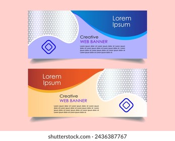 Creative corporate business marketing social media banner post template, Promotional banner for social media post, web banner and flyer, Sale banner for web and social media template