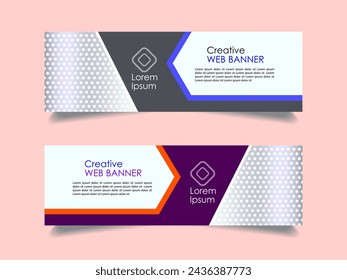 Creative corporate business marketing social media banner post template, Promotional banner for social media post, web banner and flyer, Sale banner for web and social media template