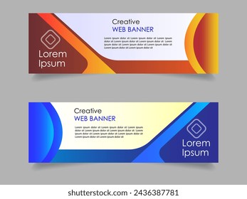 Creative corporate business marketing social media banner post template, Promotional banner for social media post, web banner and flyer, Sale banner for web and social media template