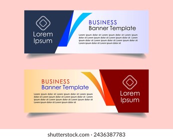 Creative corporate business marketing social media banner post template, Promotional banner for social media post, web banner and flyer, Sale banner for web and social media template