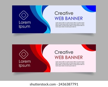 Creative corporate business marketing social media banner post template, Promotional banner for social media post, web banner and flyer, Sale banner for web and social media template