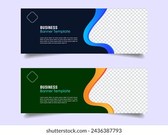 Creative corporate business marketing social media banner post template, Promotional banner for social media post, web banner and flyer, Sale banner for web and social media template