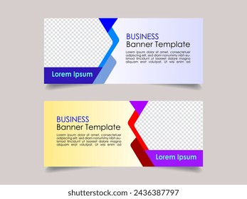 Creative corporate business marketing social media banner post template, Promotional banner for social media post, web banner and flyer, Sale banner for web and social media template