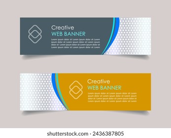 Creative corporate business marketing social media banner post template, Promotional banner for social media post, web banner and flyer, Sale banner for web and social media template