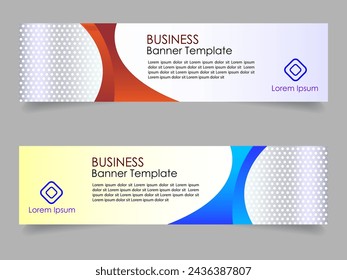 Creative corporate business marketing social media banner post template, Promotional banner for social media post, web banner and flyer, Sale banner for web and social media template