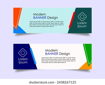 Creative corporate business marketing social media banner post template, Promotional banner for social media post, web banner and flyer, Sale banner for web and social media template