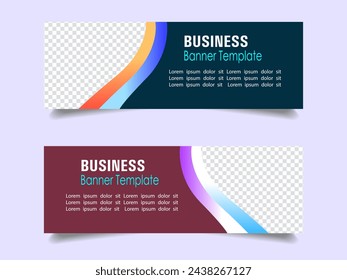 Creative corporate business marketing social media banner post template, Promotional banner for social media post, web banner and flyer, Sale banner for web and social media template