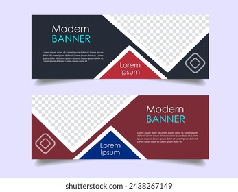 Creative corporate business marketing social media banner post template, Promotional banner for social media post, web banner and flyer, Sale banner for web and social media template