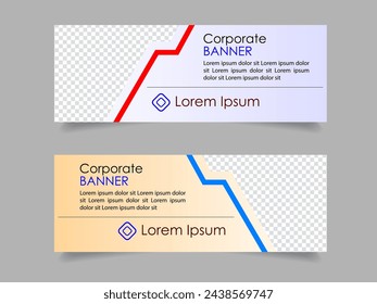 Creative corporate business marketing social media banner post template, Promotional banner for social media post, web banner and flyer, Sale banner for web and social media template