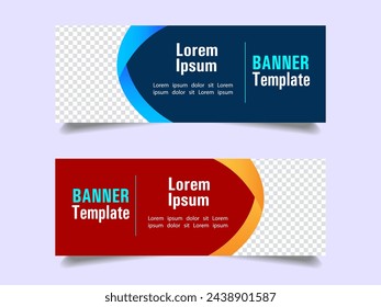 Creative corporate business marketing social media banner post template, Promotional banner for social media post, web banner and flyer, Sale banner for web and social media template