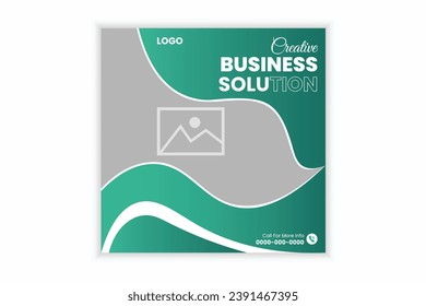Creative  Corporate Business Social media post Design, Creative Business marketing Brochure template, perfect for Professional commercial business advertisement, editable vector template design,
