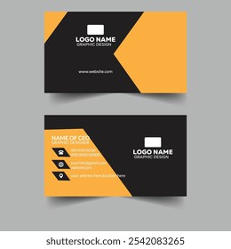 Criativo Corporativo Limpar Design de Cartão de Visita colorido e Elegante 
