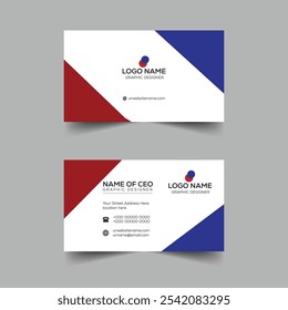 Creative Corporate Clean colourful And  Stylish Business Card Design 