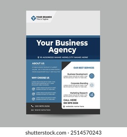 A creative corporate flyer design