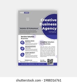 Creative corporate flyer design, poster design,