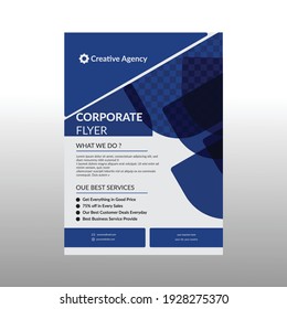 Design-Vorlage für kreative Corporate Flyer