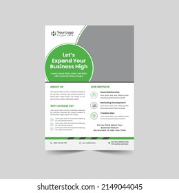 Vorlage für kreatives Corporate Flyer-Design 