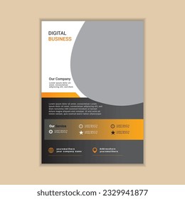 Creative corporate flyer design template