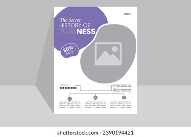 Creative Corporate flyer design template 