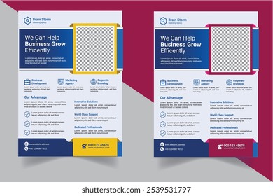 CREATIVE CORPORATE FLYER DESIGN TEMPLATE
