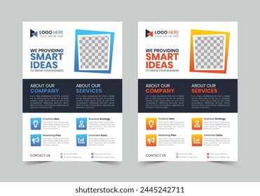Plantilla de folleto Corporativa creativo | A4 | Preparado para impresión | Totalmente editable