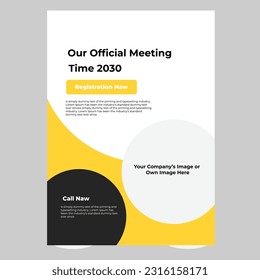creative corporate flyer template design