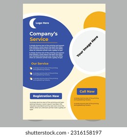 creative corporate flyer template design