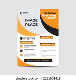 Plantilla de viajero corporativo creativo con aspecto moderno