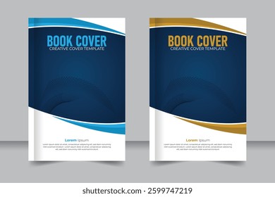 Creative and corporate layout Cover book presentation design, 6 inch width 9 inch height size book cover template, book cover template for annual report, magazine, booklet, brochure, poster
