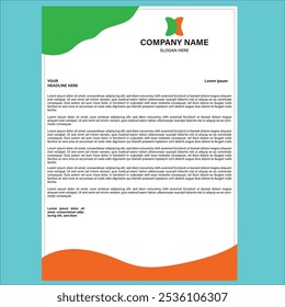 Design de Cabeça de Carta Corporativa Criativa