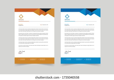 Creative Corporate Letterhead Design Template