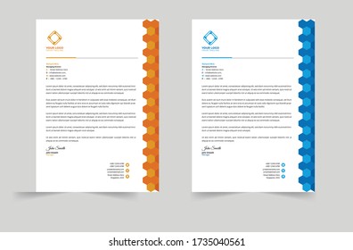Creative Corporate Letterhead Design Template