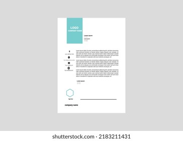 Plantilla de diseño de membrete de Creative Corporate