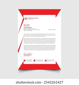 Creative Corporate Letterhead Design Template