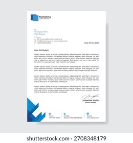 Vorlage für kreatives Briefkopfdesign