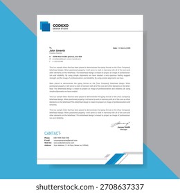 creative corporate letterhead design template