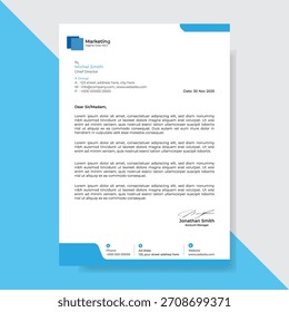 Vorlage für kreatives Briefkopfdesign