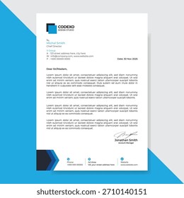 Vorlage für kreatives Briefkopfdesign