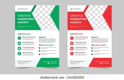 kreative Unternehmen minimale Druck bereit neueste trendige Werbung multifunktionale Business-Magazin Flyer-Poster