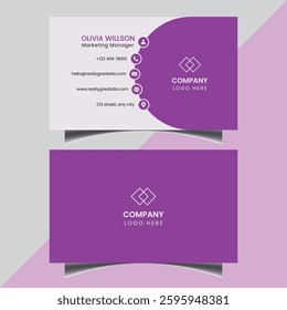 Creative, corporate and modern business card design