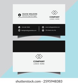 Creative, corporate and modern business card design