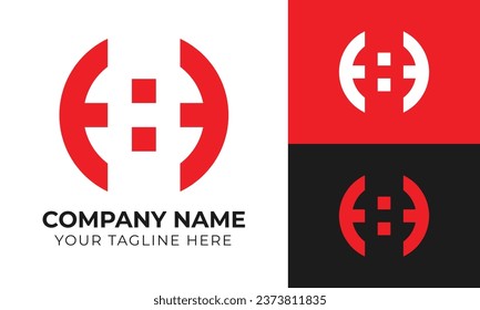 Plantilla de diseño del logotipo empresarial de un monograma empresarial moderno y empresarial creativo