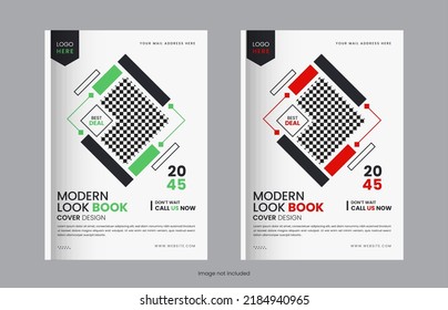 Creative Corporate Report Broschüre, Zuordnung, Magazin Cover Set Design