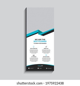 Creative Corporate Roll up banner design print template