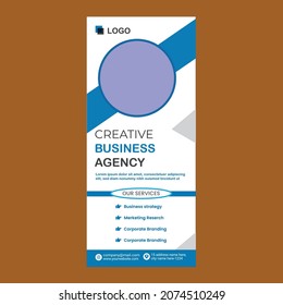 Creative Corporate Roll up Banner Design Template