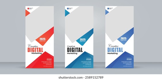 Creative Corporate roll up banner template