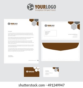 creative corporate stationery template design